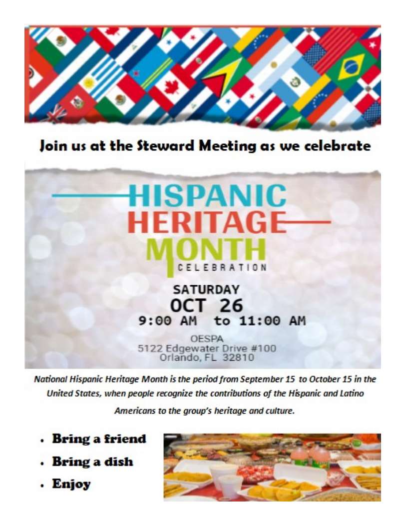 2019 Hispanic Heritage Month Event – OESPA